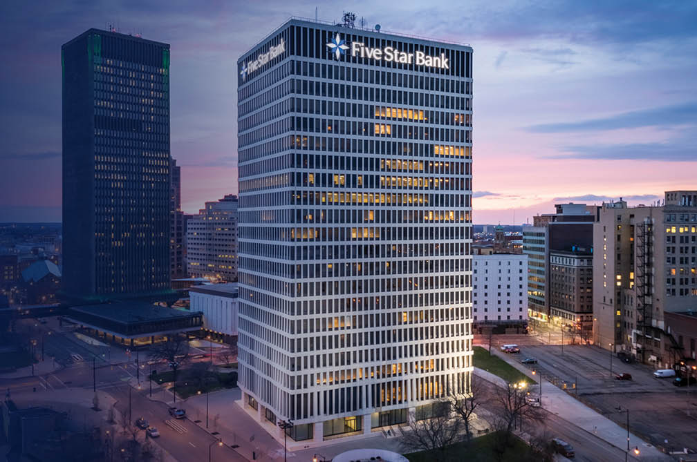 Five Star Bank building at 100 Chestnut Street, Rochester, NY
