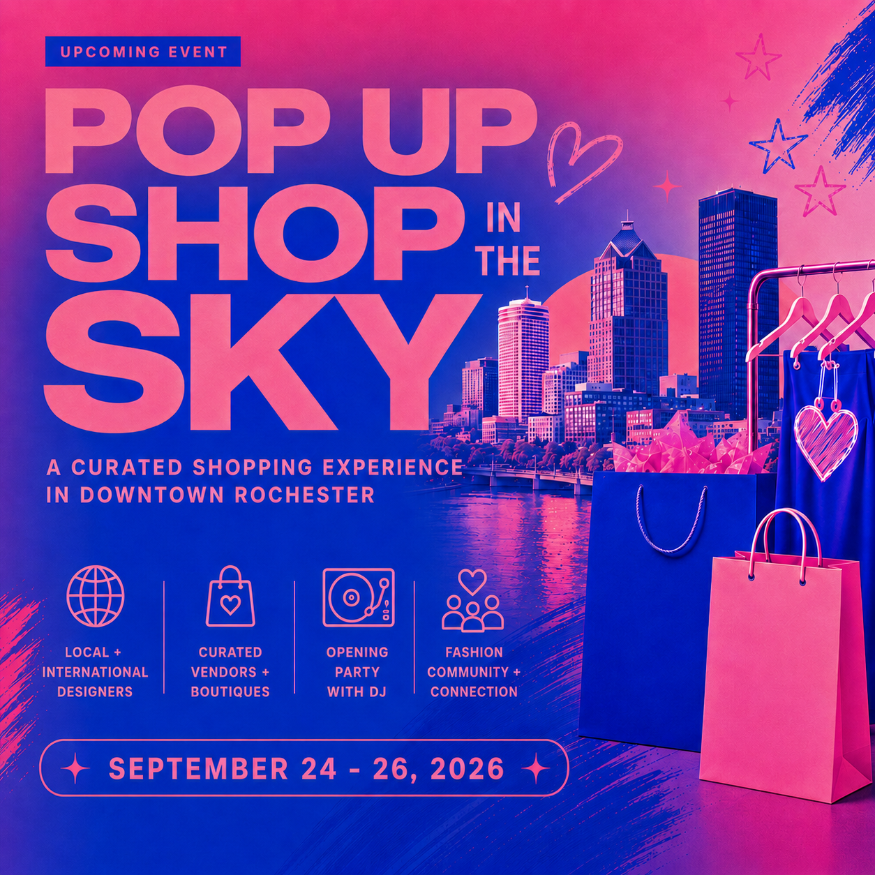 Pop Up Shop in the Sky
